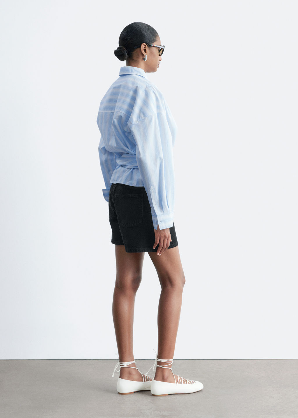 Pantalones cortos vaqueros relaxed fit - H&m фото 6