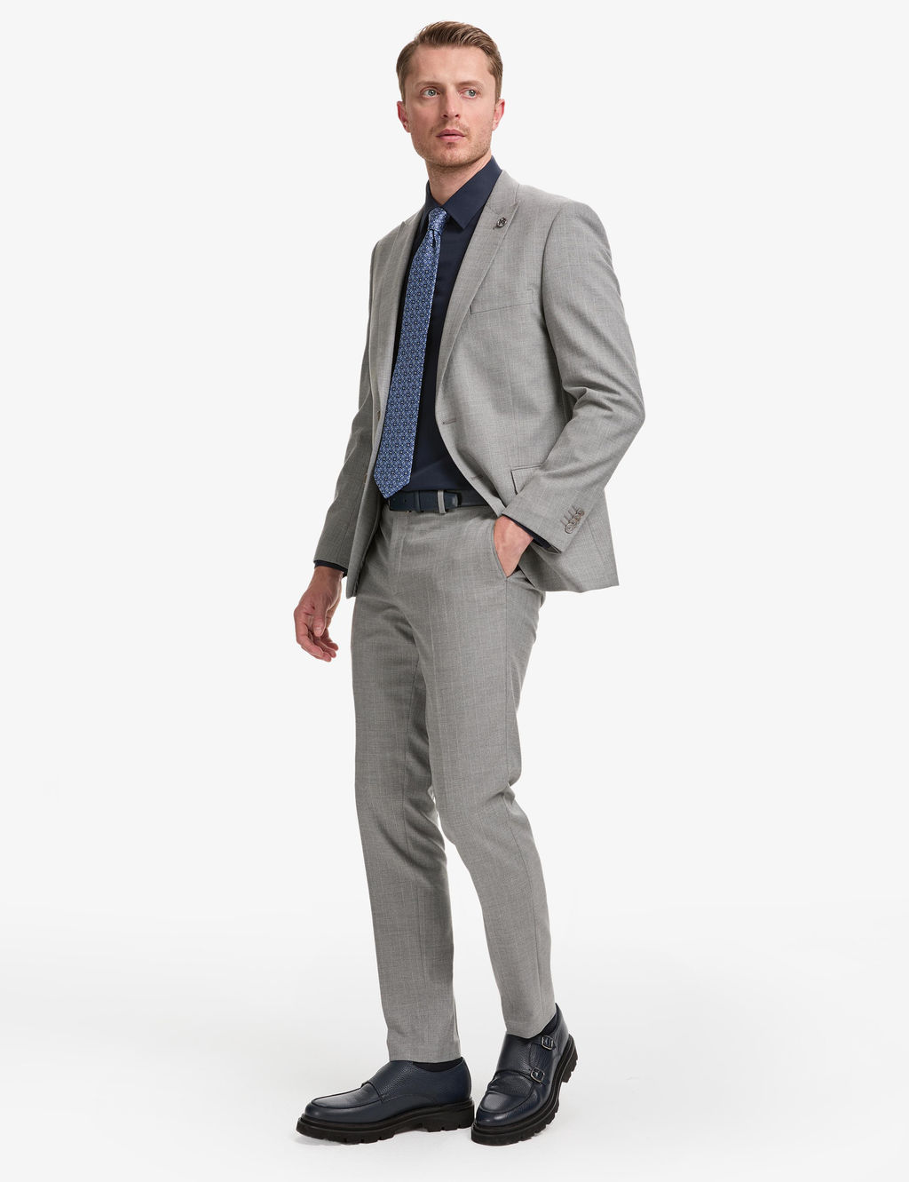 F_me Ex. Slim Fit K_rlang__ Yaka _izgili Tak_m Elbise