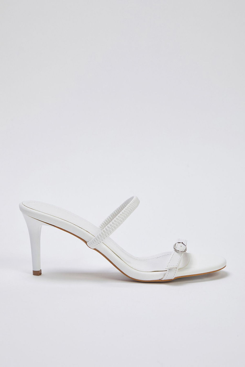 Trendyol Shoes Siyah Toka Detayl? Cift Kullan?ml? Ince Topuklu Badem Burun Kad?n Topuklu Sandalet TAKSS25TO00010 - Trendyolmilla фото 14