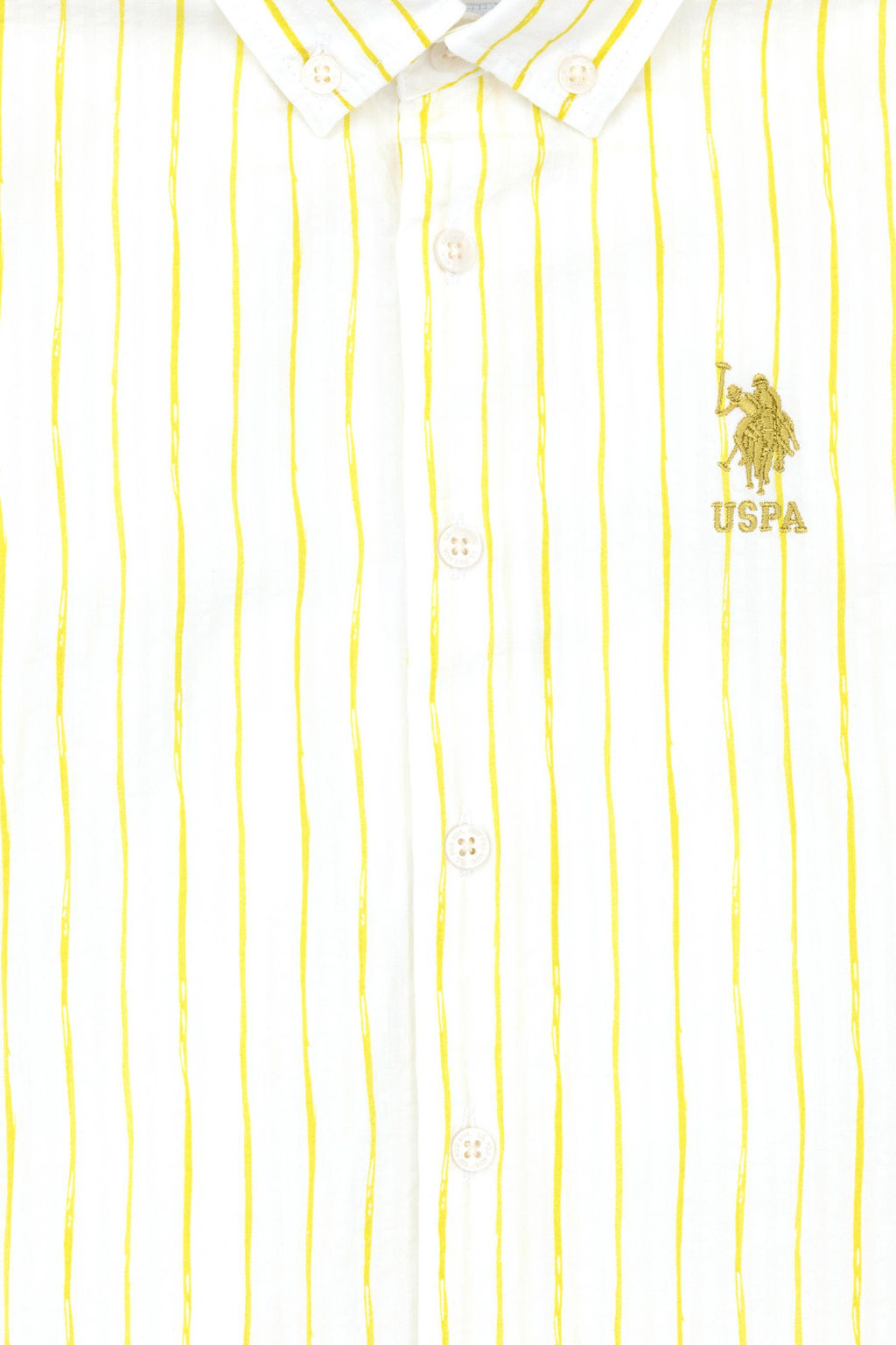 Рубашка с длинным рукавом фисташкового цвета для мальчика - U.s. polo assn фото 4