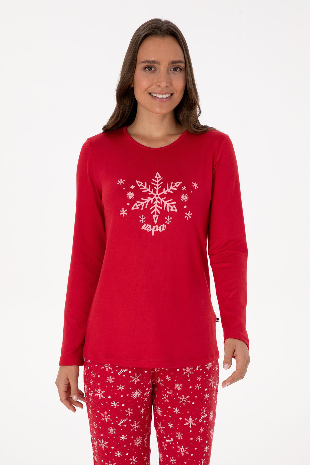 Kad_n K_rm_z_ Pijama Tak_m_ - U.s. polo assn фото 3