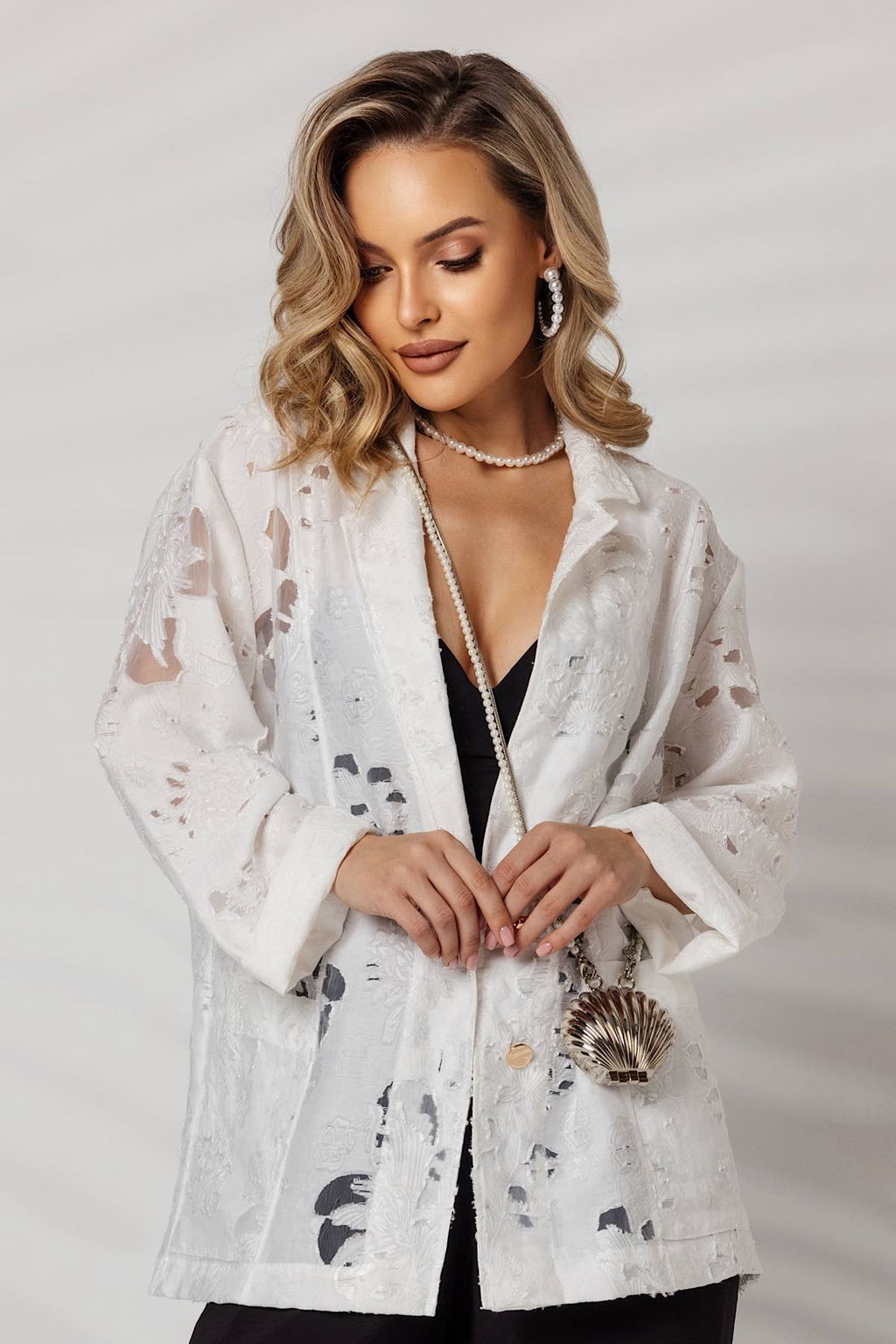 Жакет женский 4475/02/Белый - Rise фото 4
