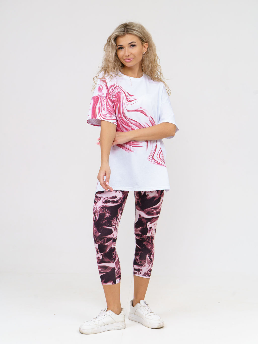 909 Костюм "белый/бордо"