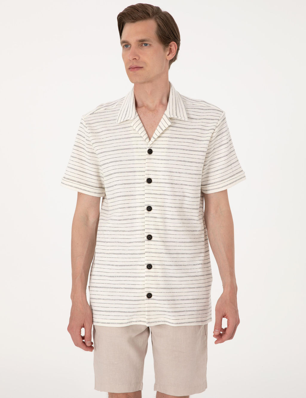 Bej Regular Fit _rme G_mlek - Pierre cardin фото 10