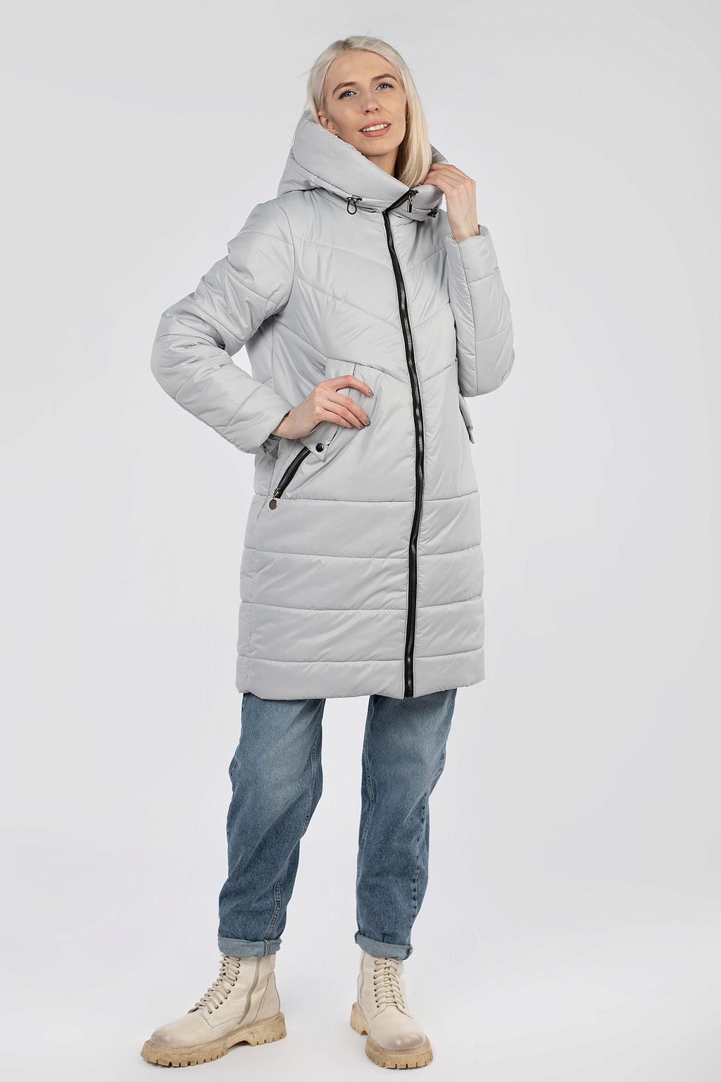 Куртка женская демисезонная (синтепон 200) - El podio фото 2