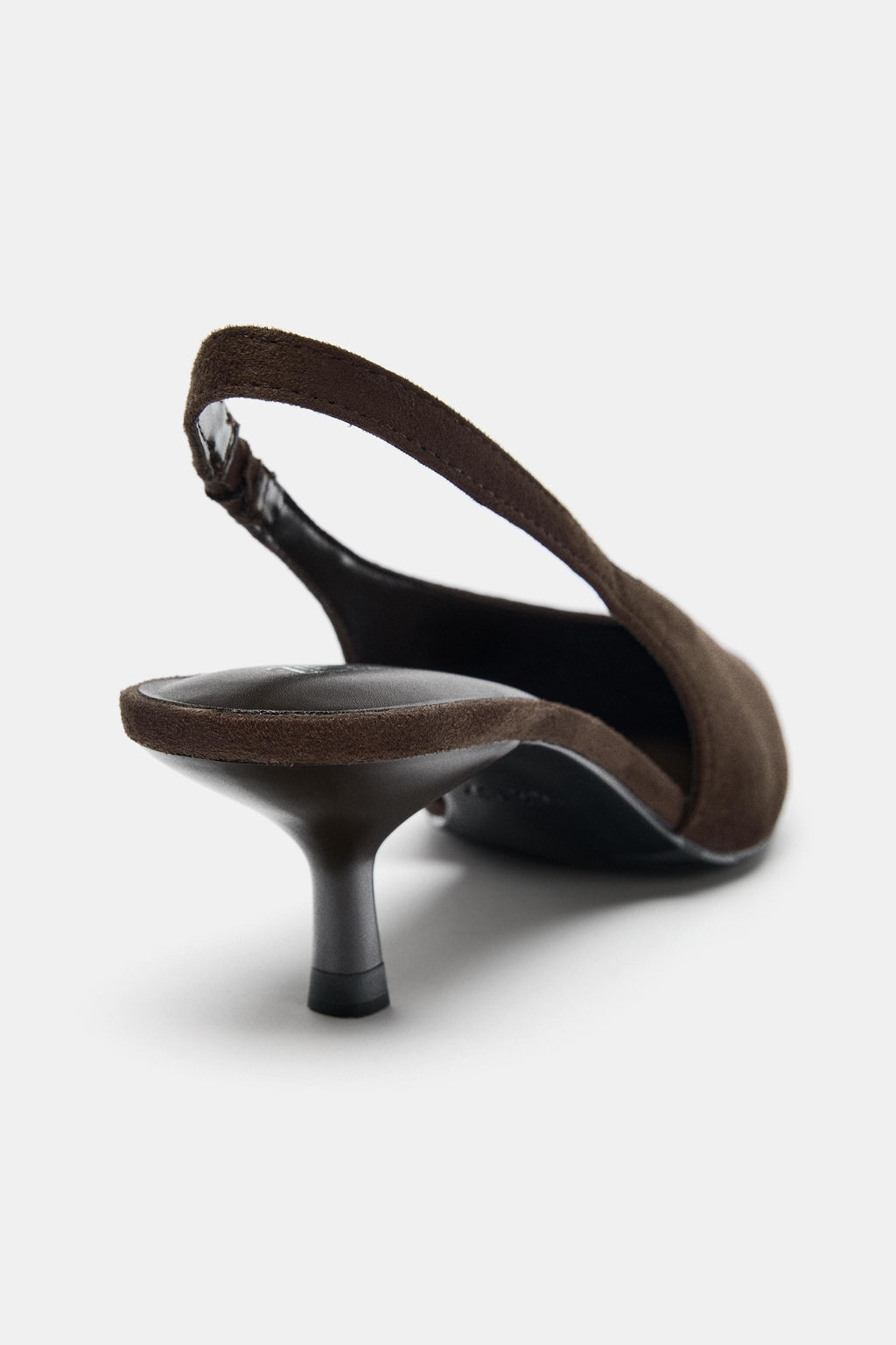 SLINGBACK KITTEN HEEL SHOES - Zara фото 13