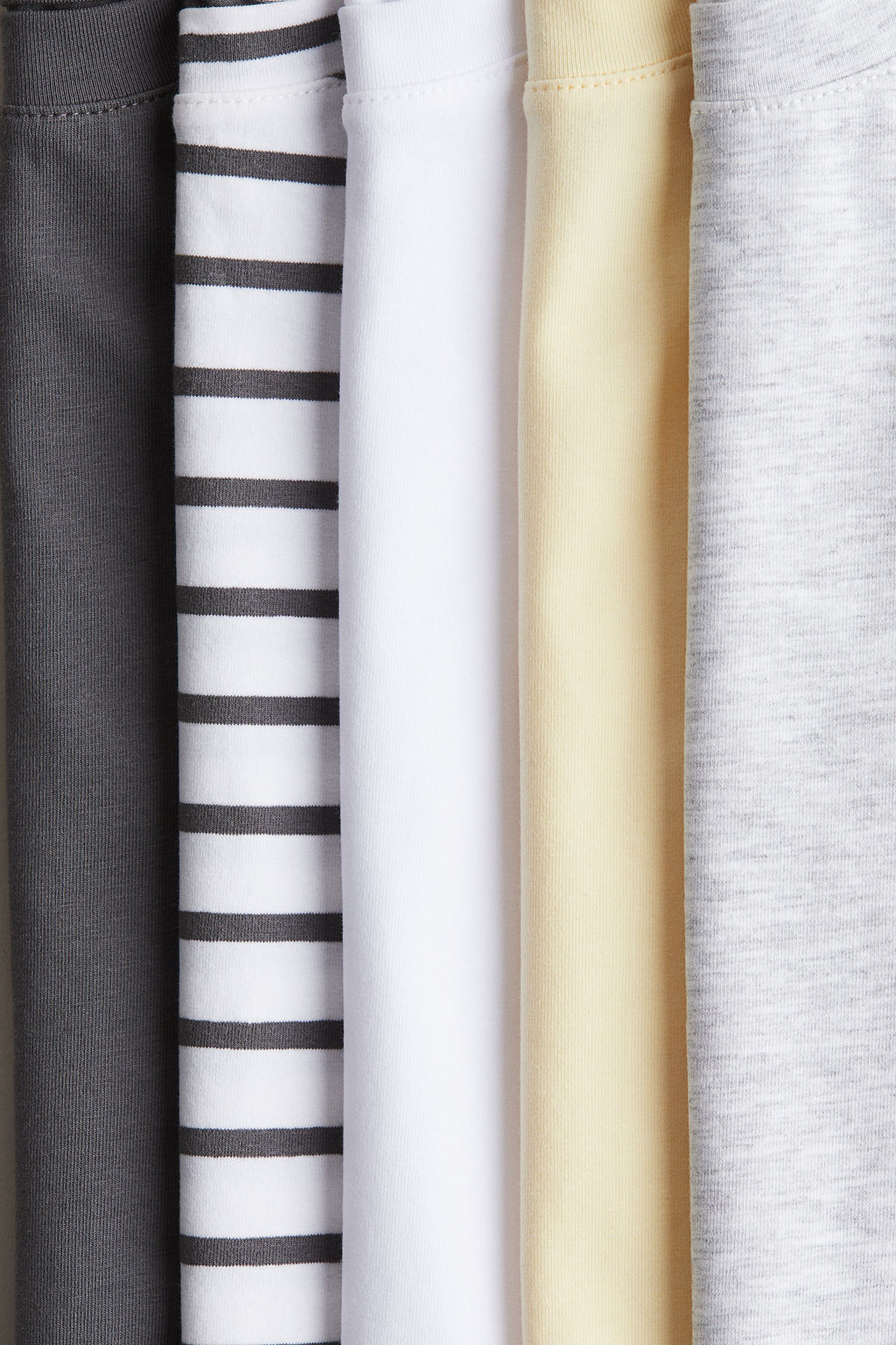 Pack de 5 camisetas en punto de algod?n - H&m фото 3