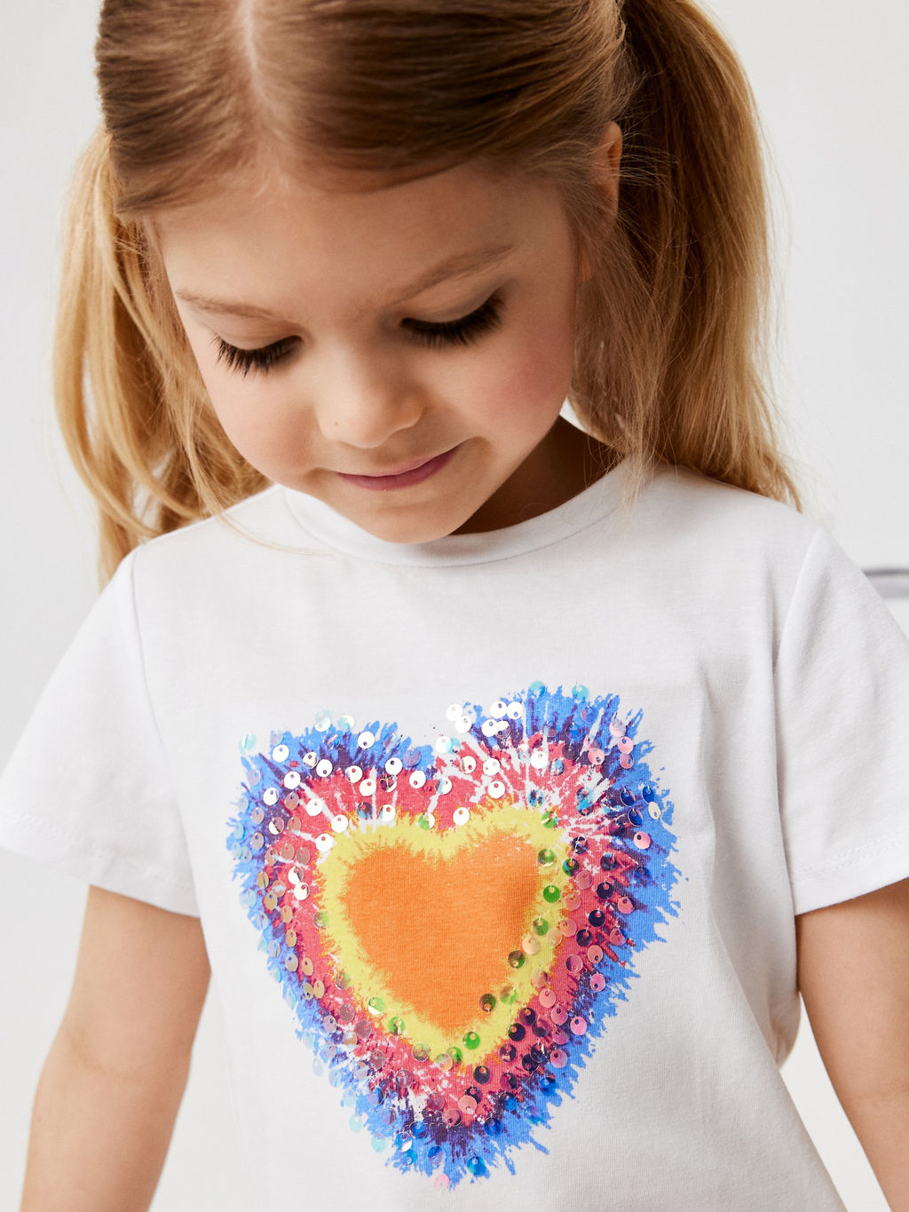 ACOOLA / Футболка детская для девочек Salvia белый  фото 5