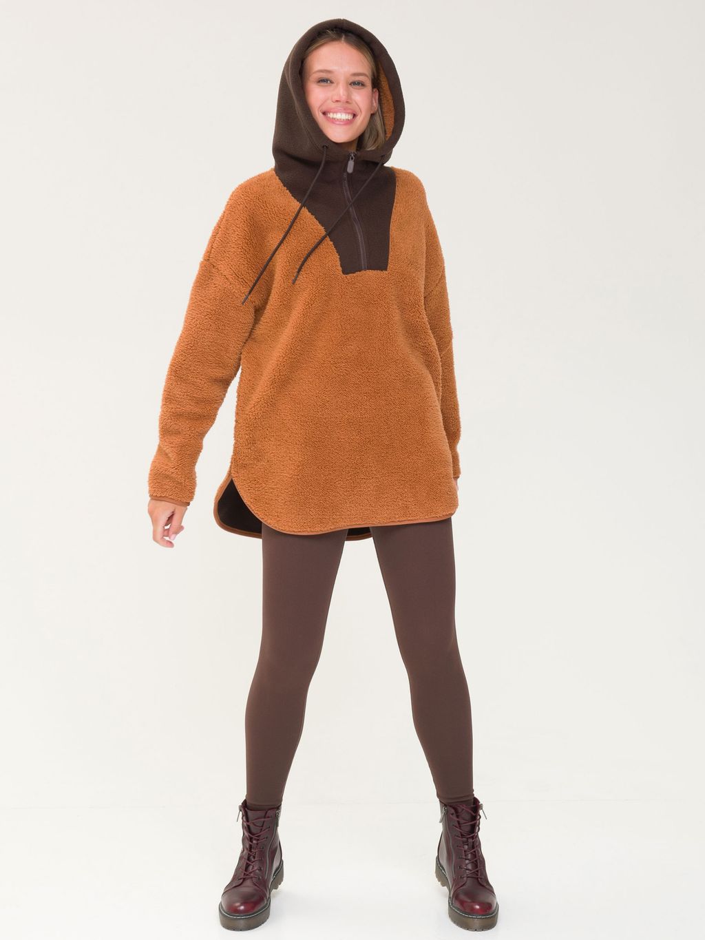 PELICAN, легинсы женские, Шоколадный  фото 4