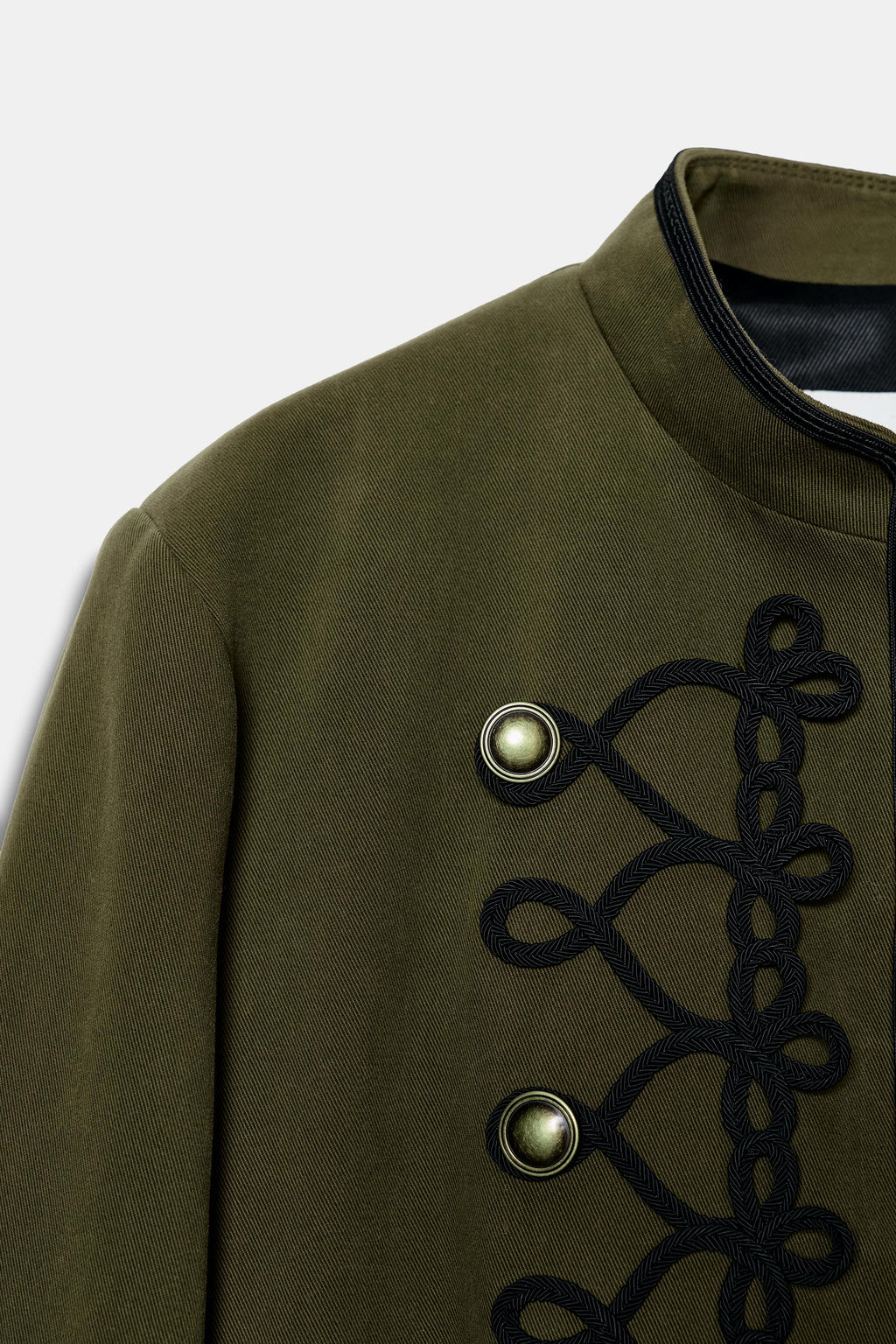 BLAZER HOMBRERAS ALAMARES / Khaki - Zara фото 5