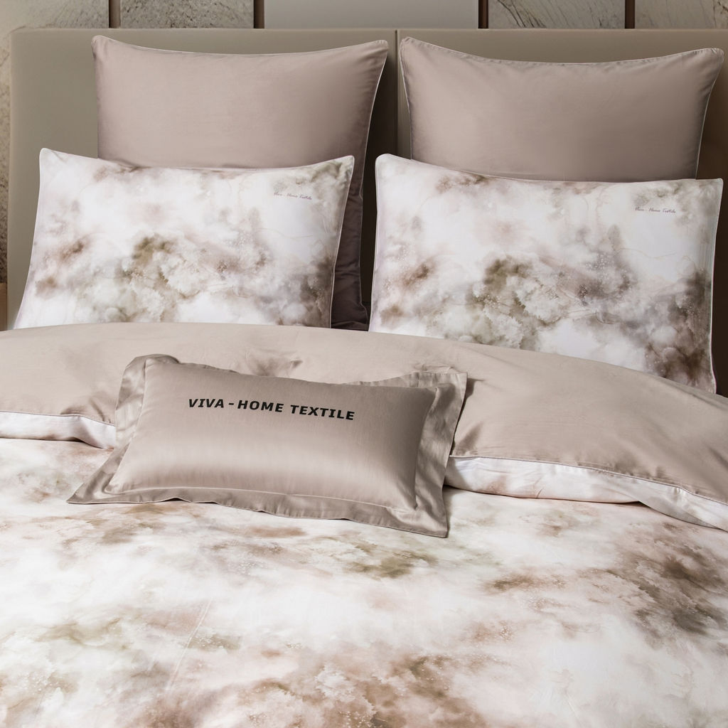 Комплект постельного белья Сатин Премиум на резинке CPAR053 180*200*30;160*200*30;140*200*30 Евро 4 Наволочки