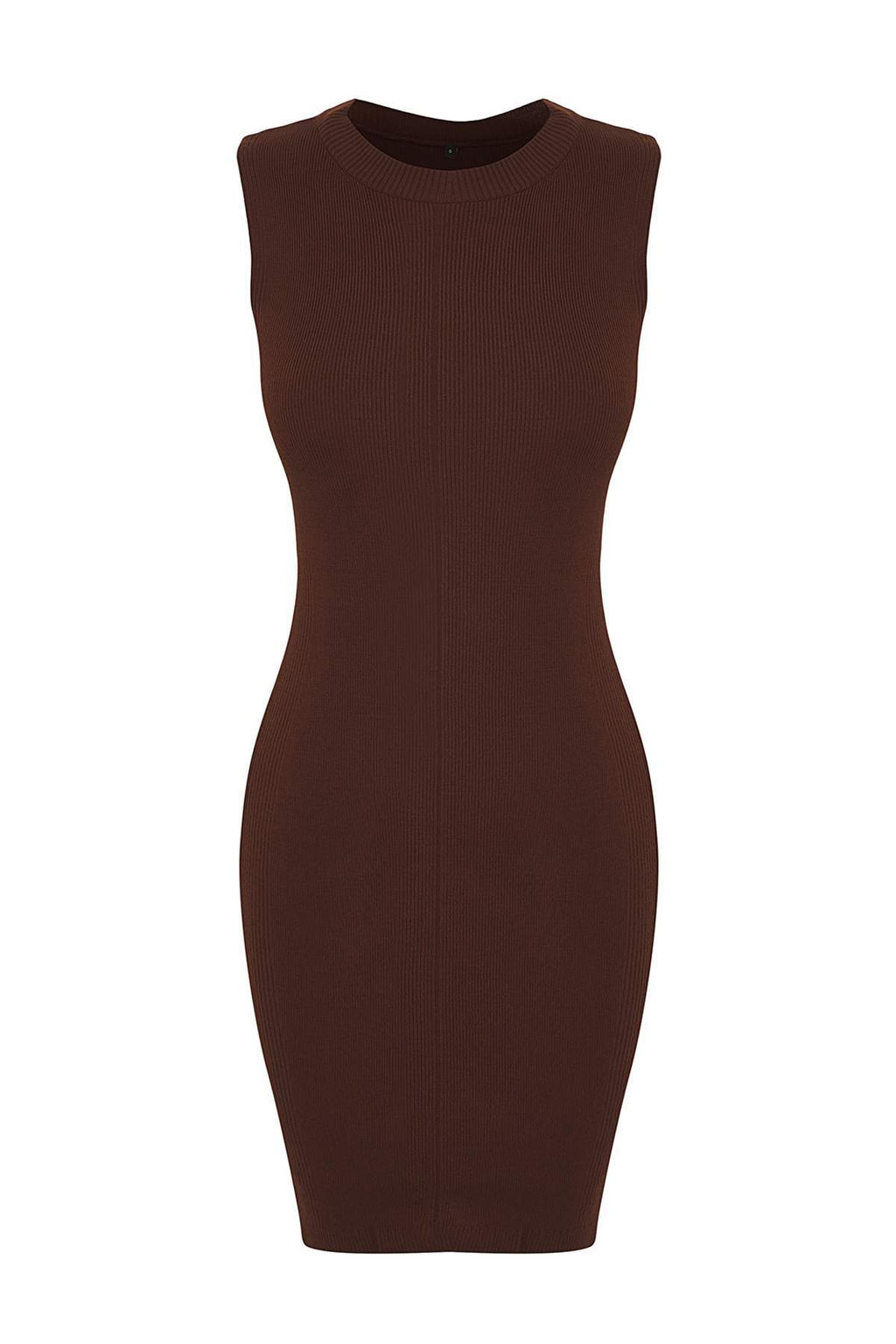 TRENDYOLMILLA Bej Mini Triko Bolero-Elbise Tak?m TWOAW25EL00056  фото 23