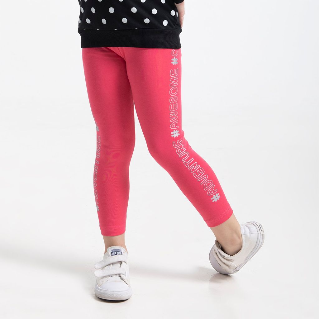 CRB wear/CWKG 70078-25-282 Брюки модель леггинсы для девочки, малиновый/Ex.Cherubino фото 2