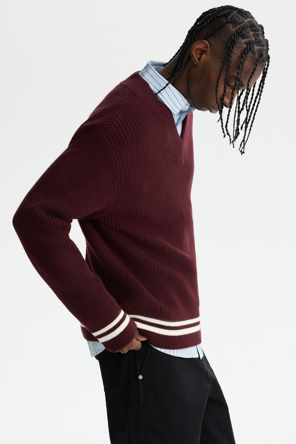 Jersey en punto de canal? Boxy Fit - H&m фото 5