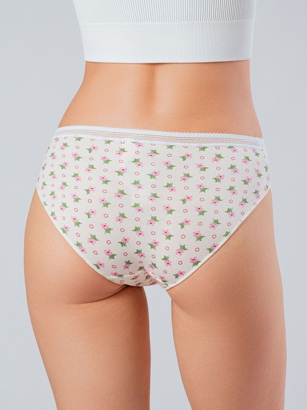 Женские трусы слипы Indefini (Арт.124000-3142LUF)  фото 2