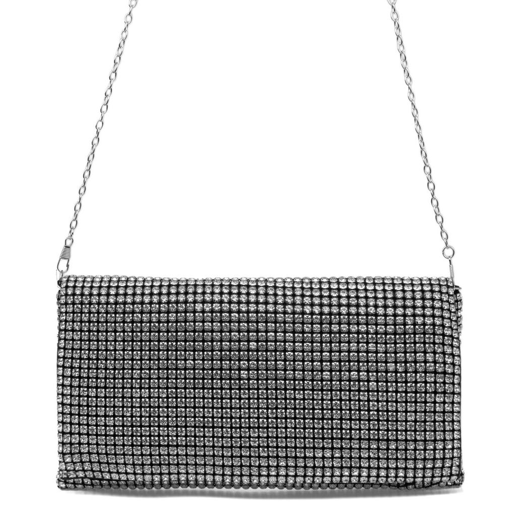 168 серебро, Женская сумка стразы, Barcelo Biagi