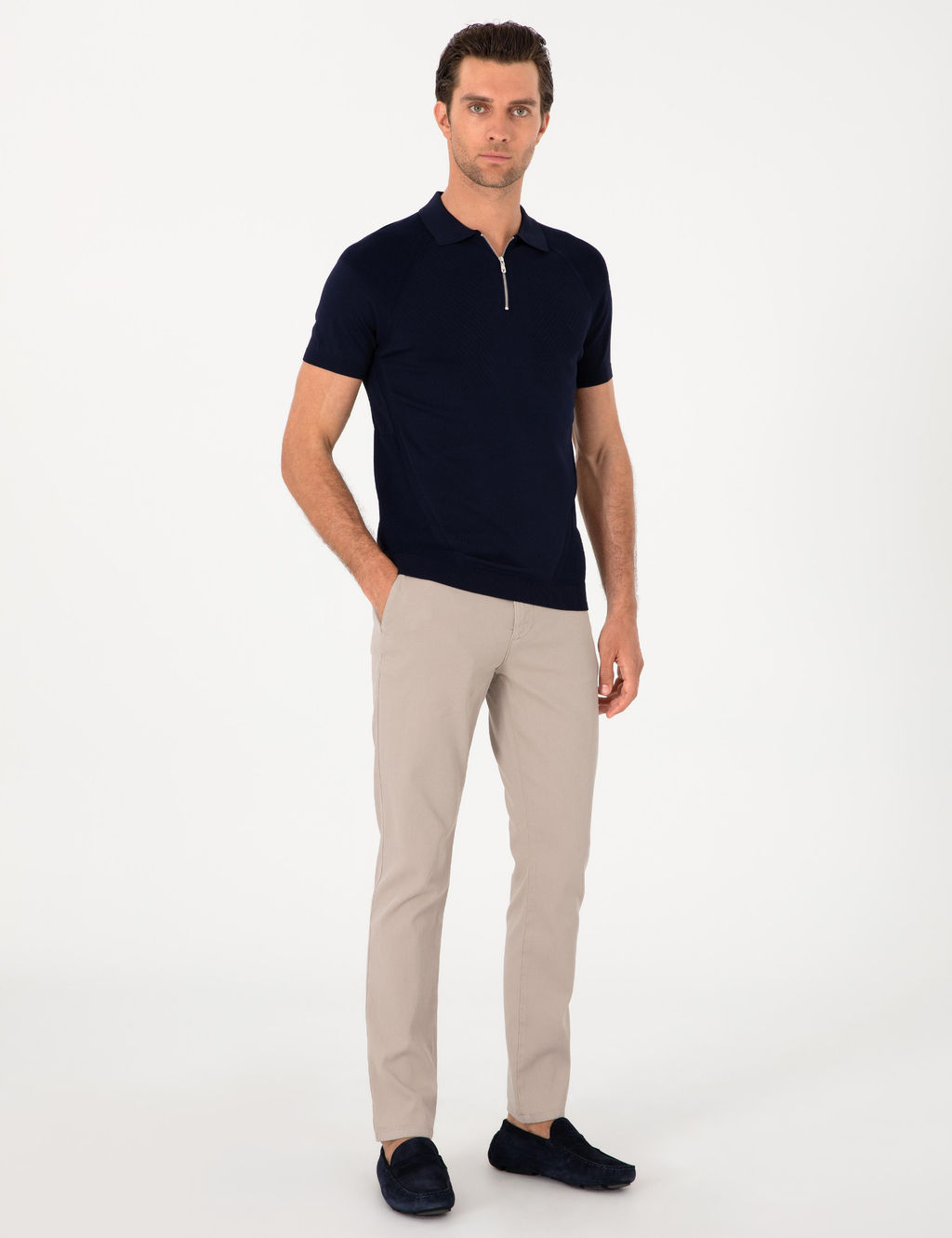 Ta_ Slim Fit Kanvas Pantolon - Cacharel фото 3