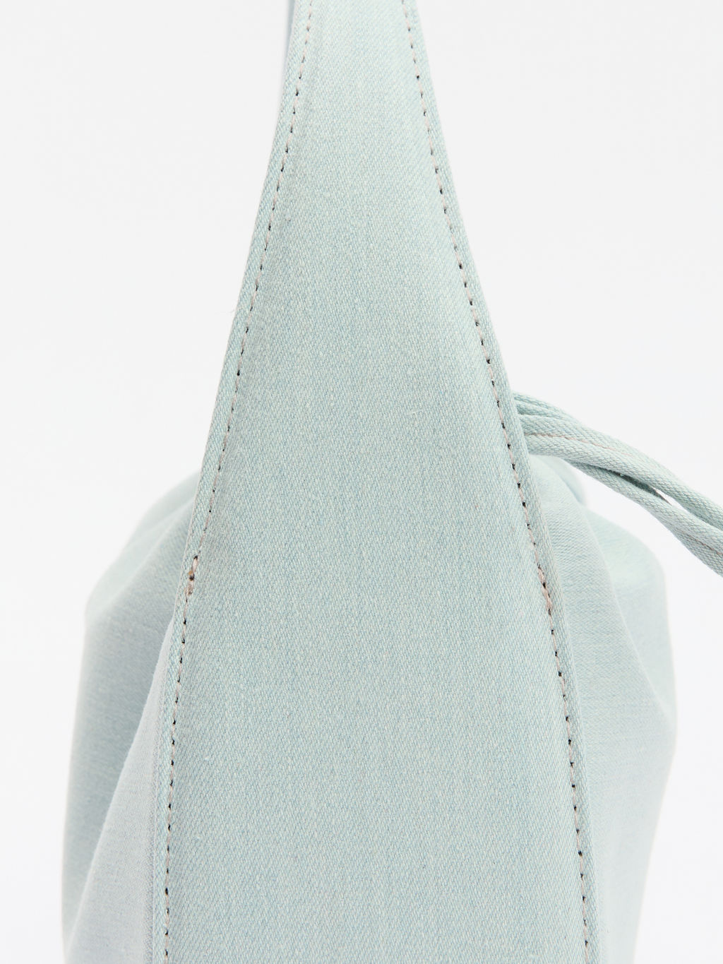 Женская сумка с ручками из денима MAISON DAVID LOLA Артикул 4354480, бледно-голубой  фото 3