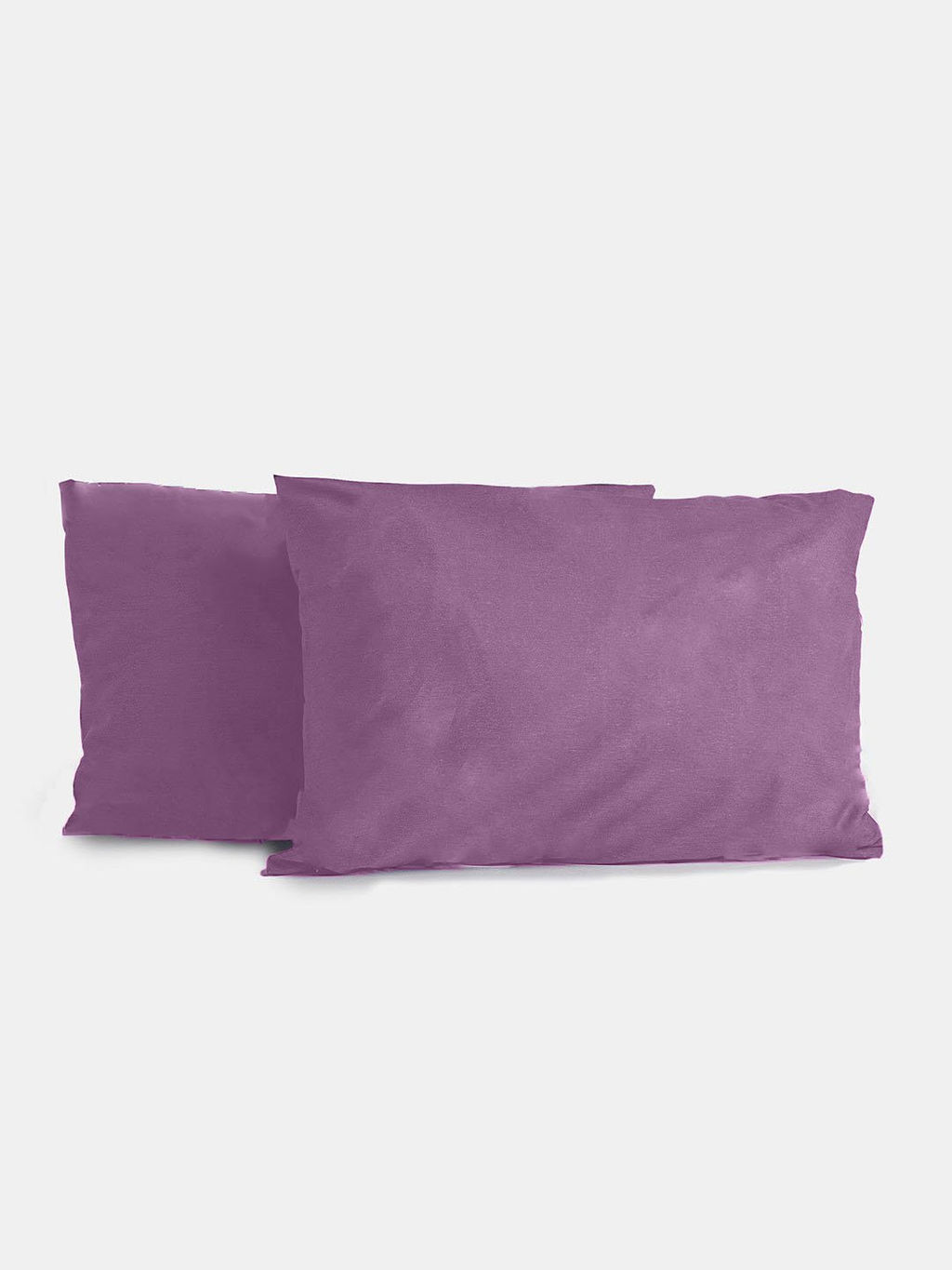 Комплект наволочек полисатин гладкокрашеный на молнии - Розовый 50х70