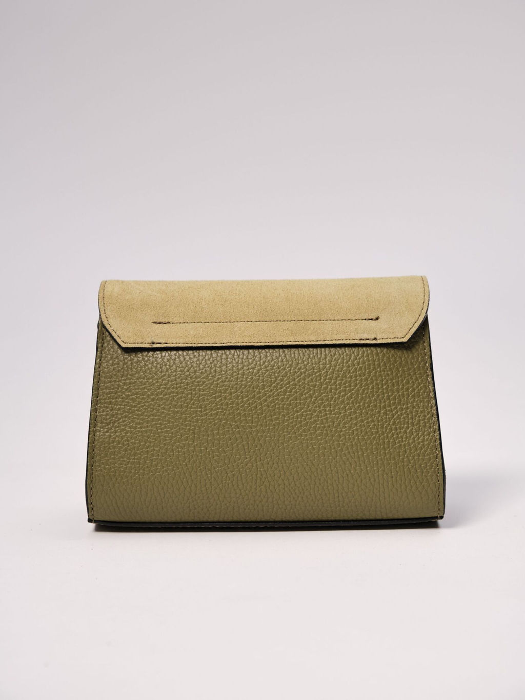 Сумка замшевая Deboro 31033 зеленый бамбук