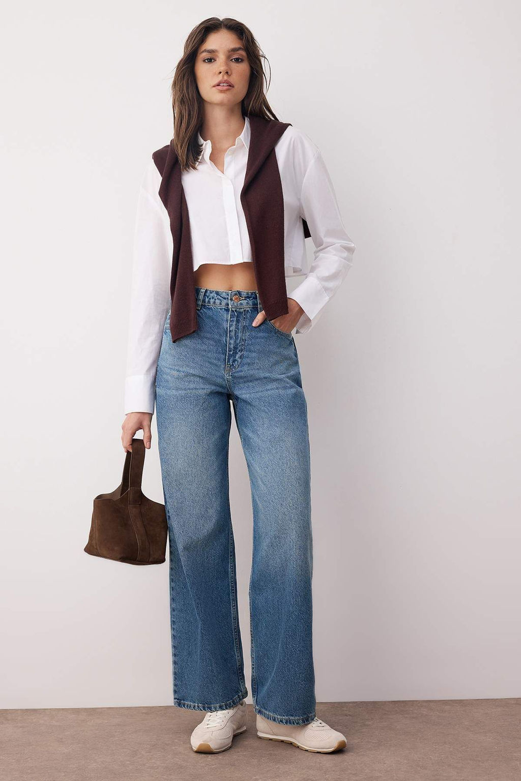 Mavi Yuksek Bel Wide Leg Genis Paca Jeans TWOAW26JE00145