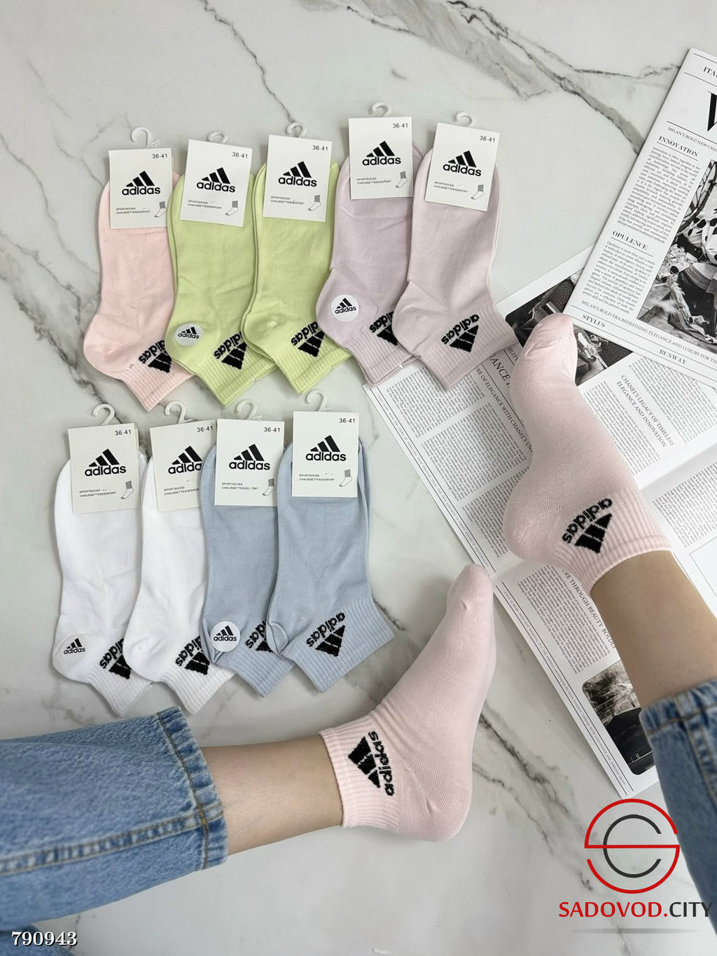 Женские базовые носки, 10 пар - Bruno фото 3