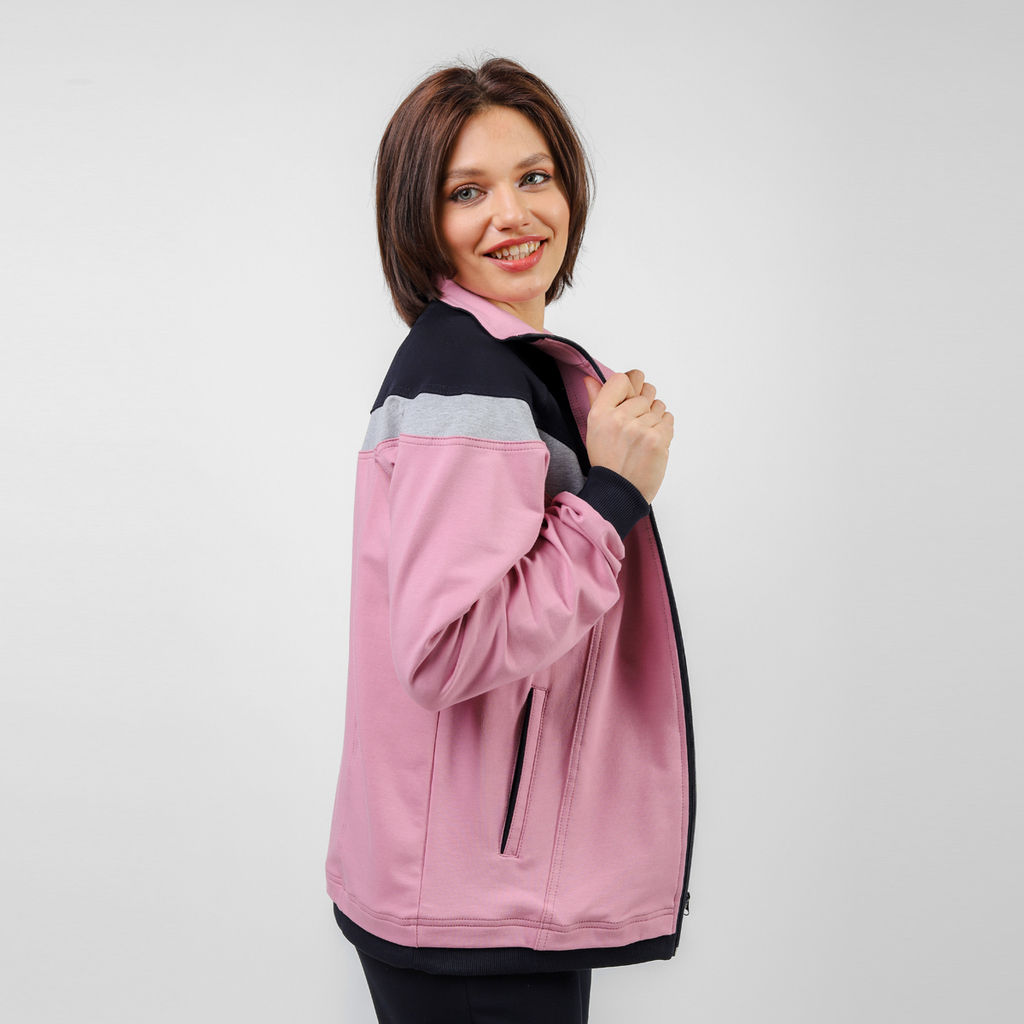 RODOS Спортивный костюм женский М-172/1 Пыльная роза/Синий