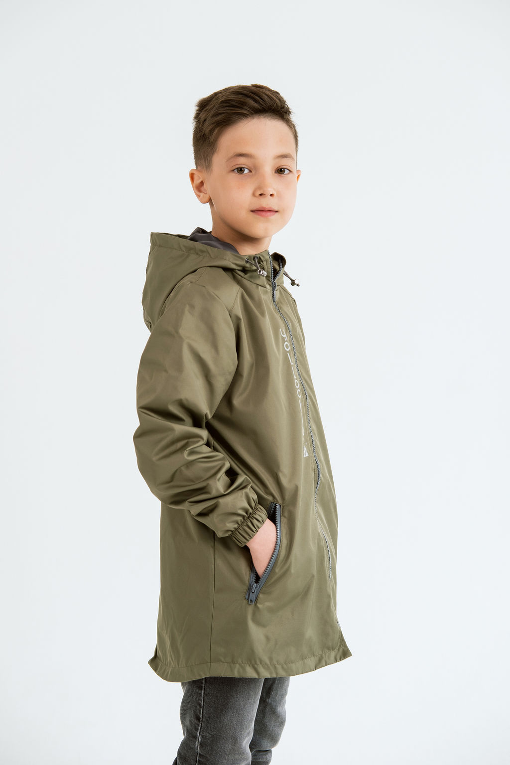 Ветровка "Софт" для мальчика хаки