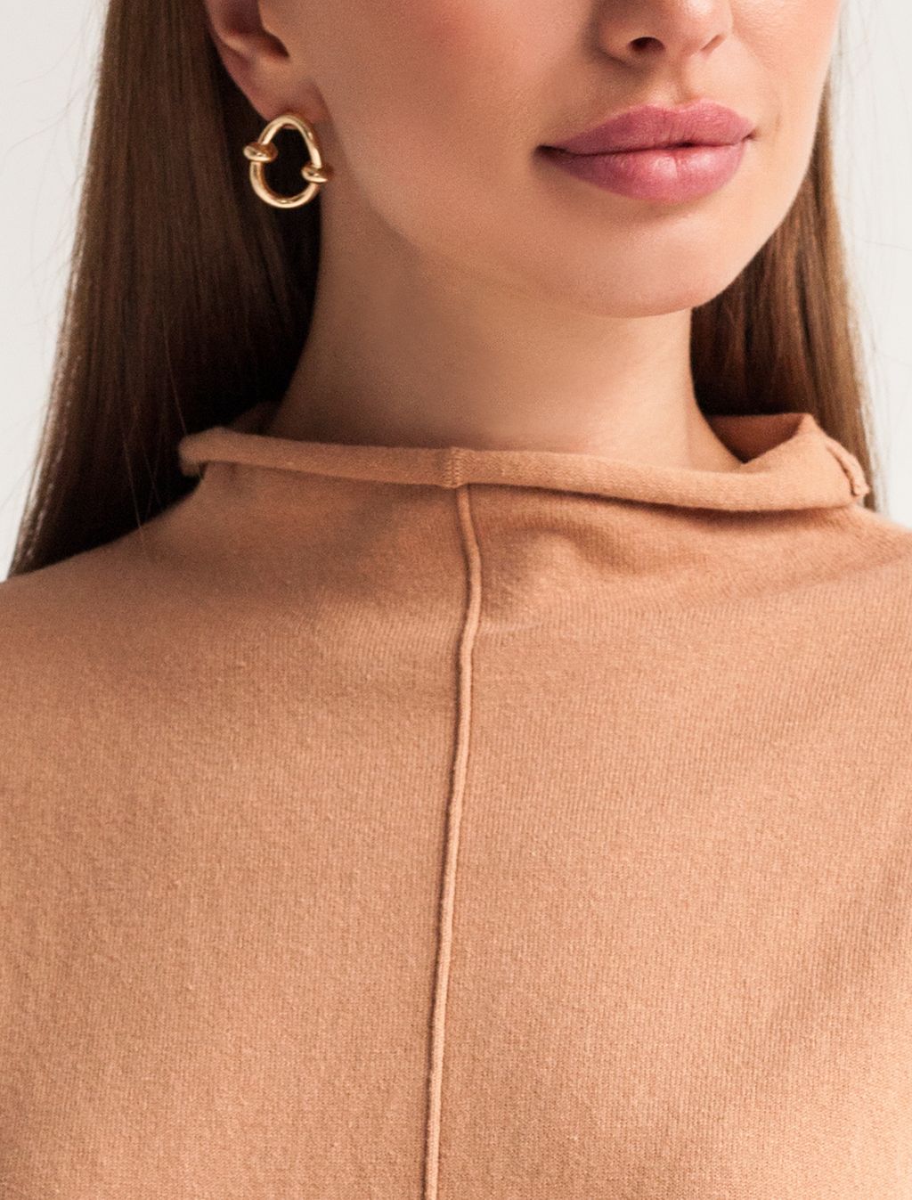 Свободный свитер тонкой вязки из хлопка - Vilatte фото 2