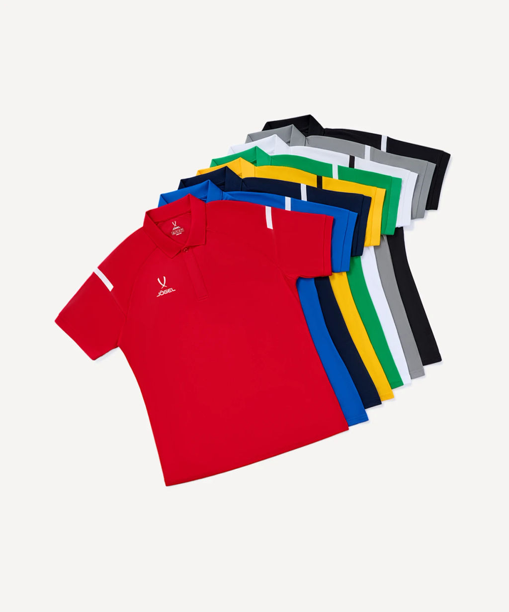 Поло JOGEL CAMP 2 Poly Polo, темно-синий  фото 11