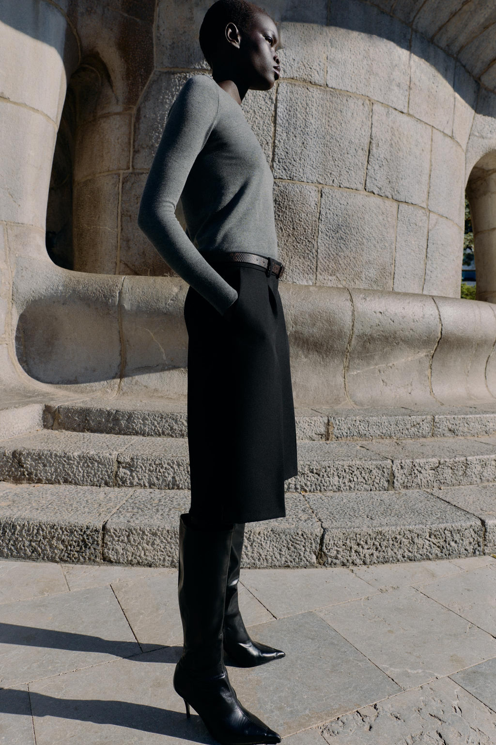 LONG BERMUDA SHORTS WITH BELT - Zara фото 10