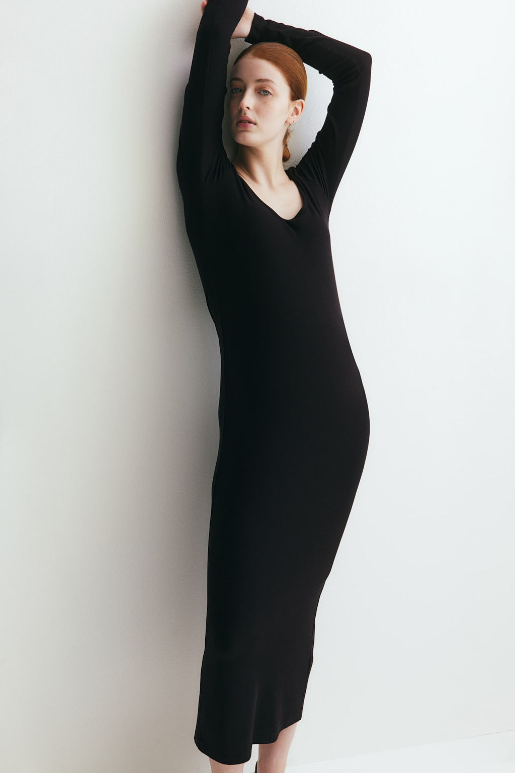 MAMA Vestido de canale con escote en U