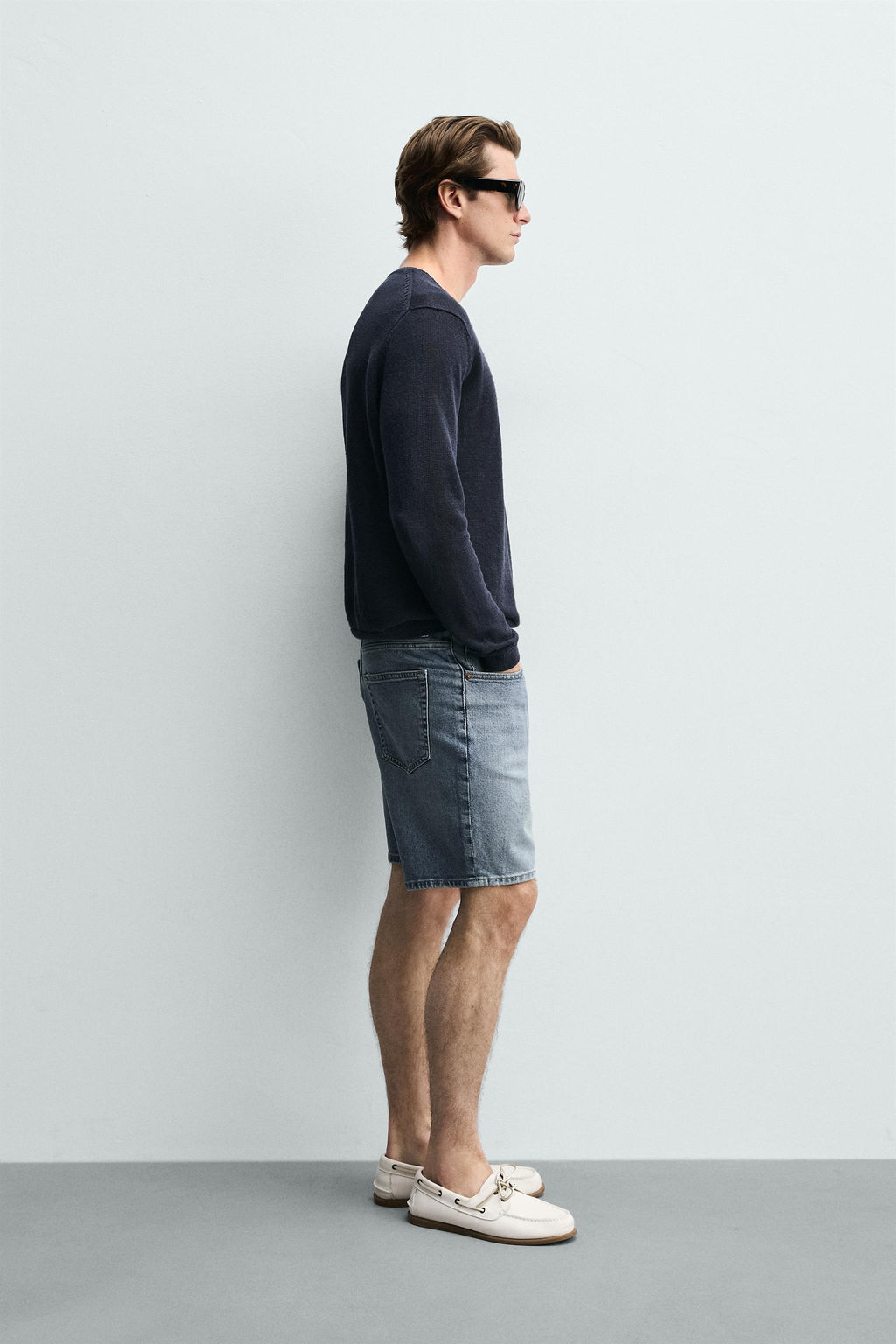 BERMUDA DENIM REGULAR FIT / Crudo - Zara фото 15
