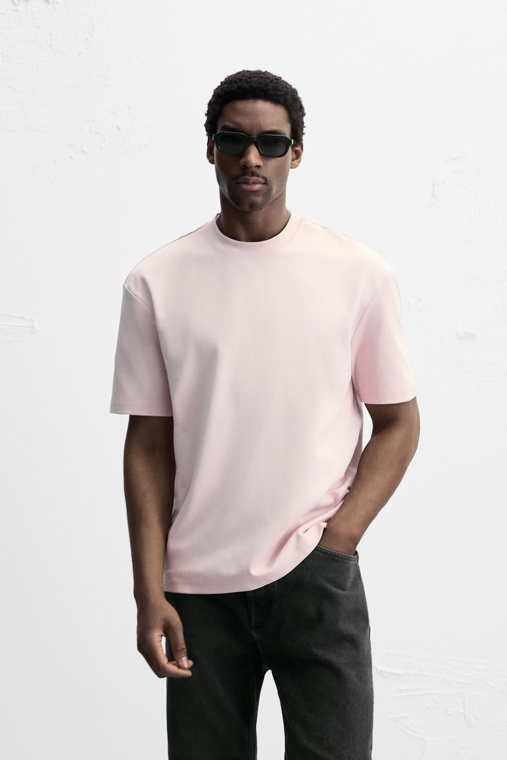 BASIC REGULAR FIT T-SHIRT - Zara фото 27
