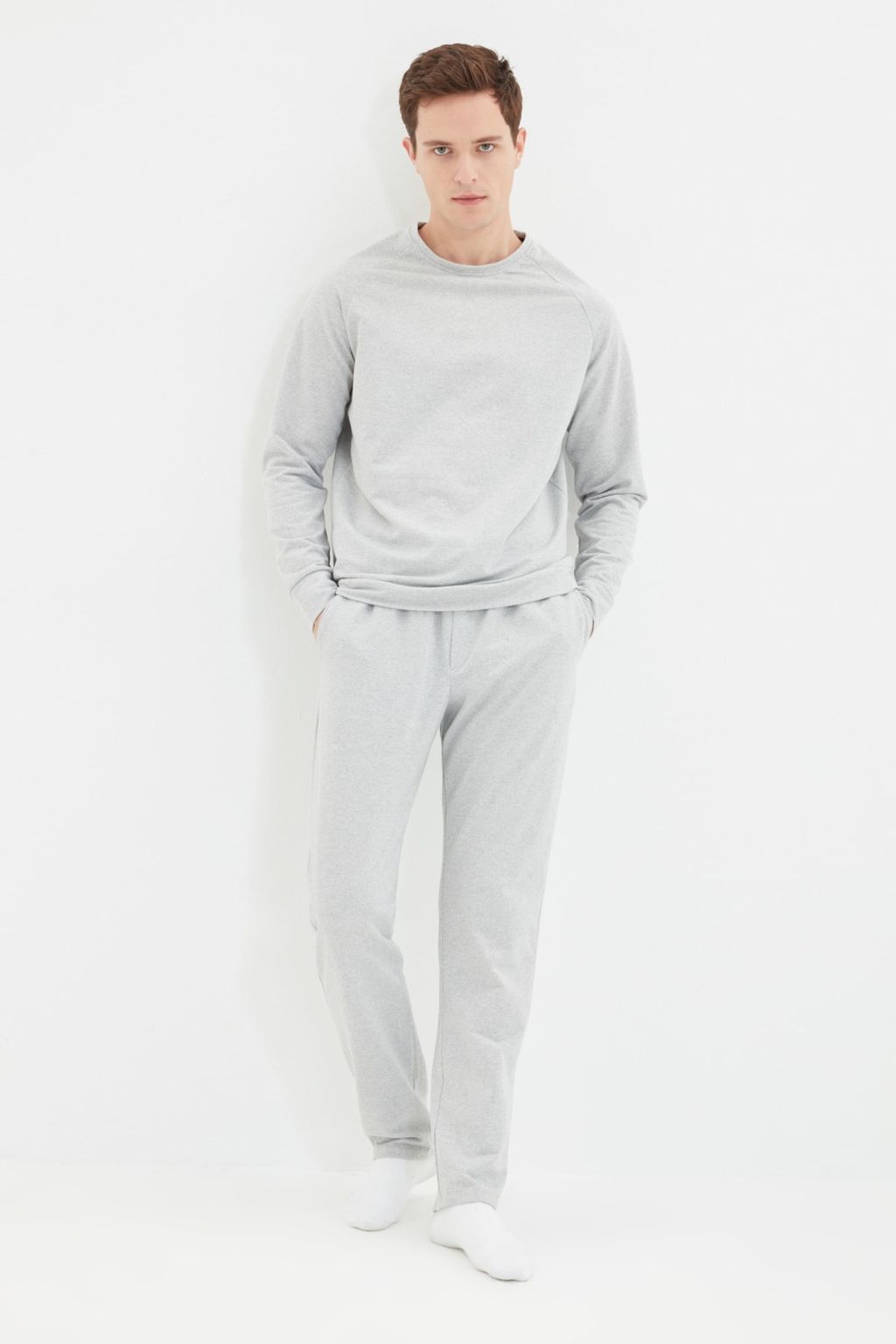 TRENDYOL MAN Lacivert Regular Fit Pijama Tak?m? TMNAW22PT0510 - Trendyolmilla фото 13