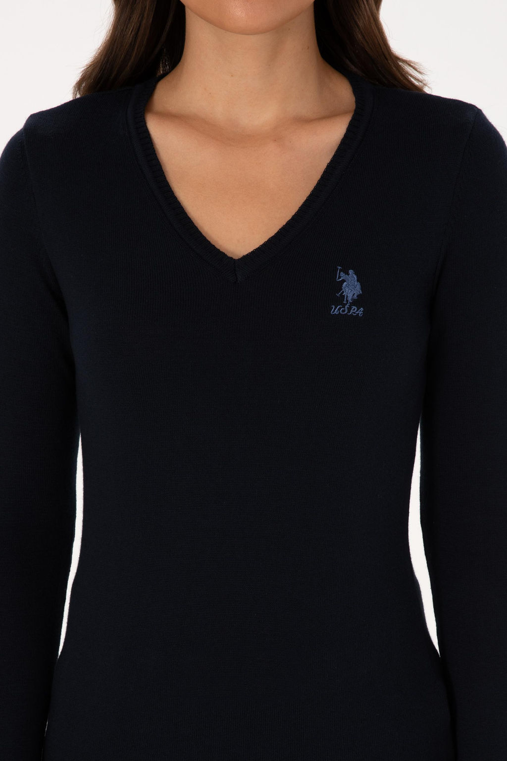 Kad_n Lacivert Basic Kazak Sepette S_rpriz _ndirim - U.s. polo assn фото 6