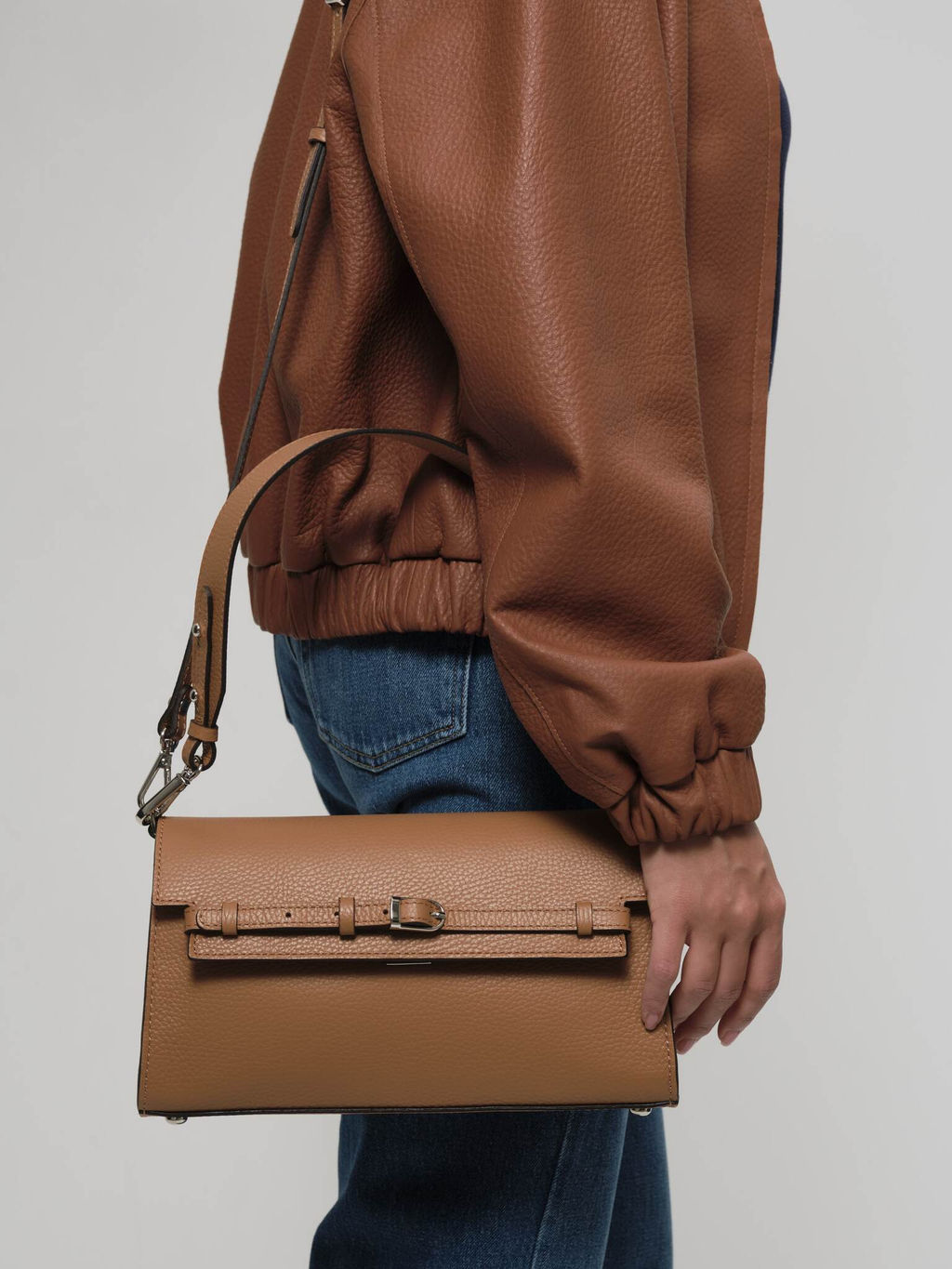 Сумка Emma DBR 31112 коричневый лист  фото 2