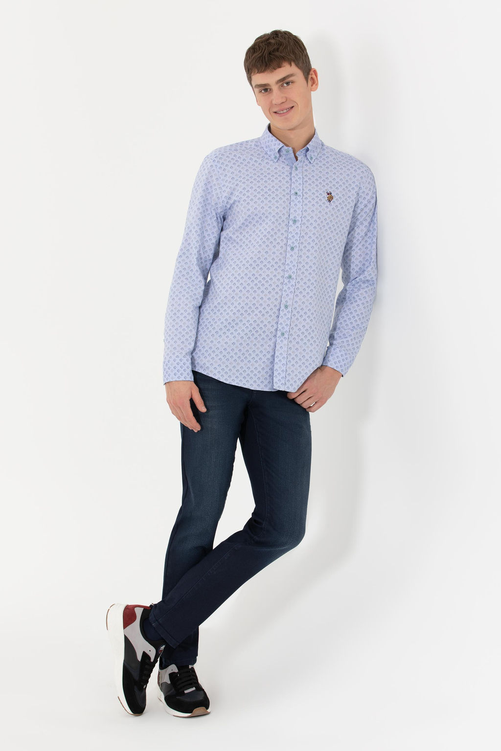 Erkek Lacivert Jean Pantolon