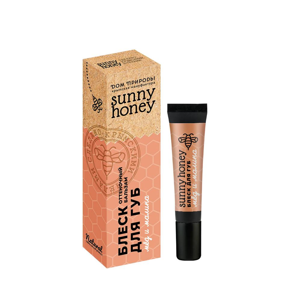 Оттеночный бальзам для губ Мёд и малина - Мануфактура дом природы фото 4