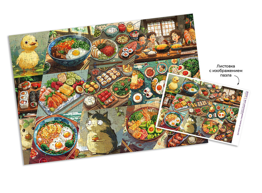 ФРЕЯ Пазл 1000 элемент. PZL-1000/58 Вкус азиатской жизни