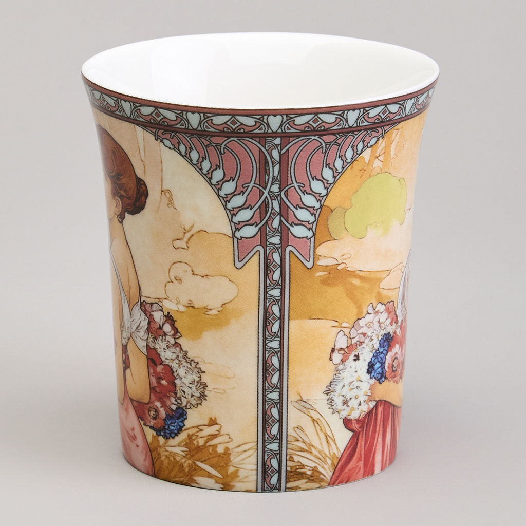 КРУЖКА LEFARD ВРЕМЕНА ГОДА (А. МУХА) 420 МЛ  фото 4