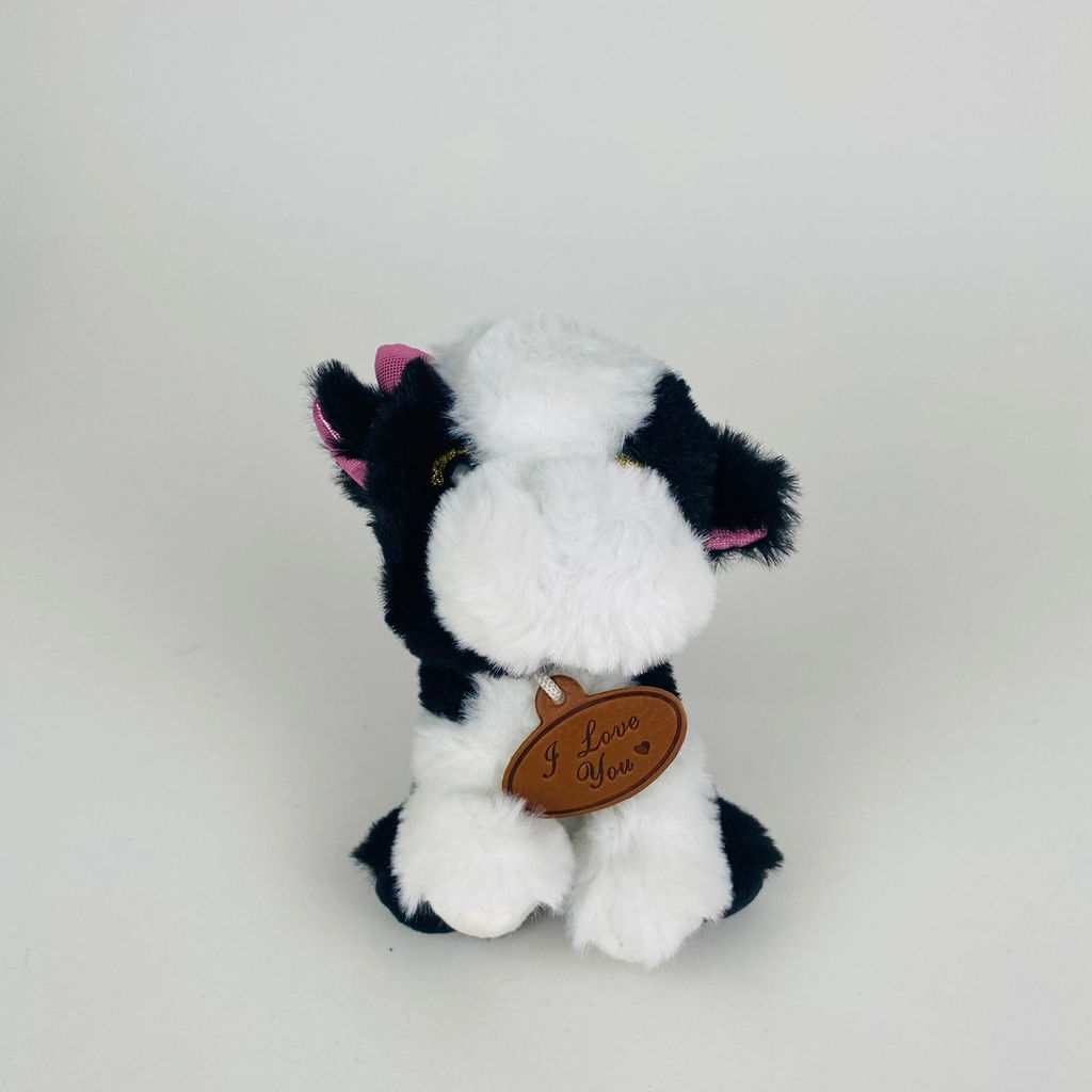 Мягкая игрушка Коровка с подвеской I love you 15 см в ассортименте - Storyland фото 4