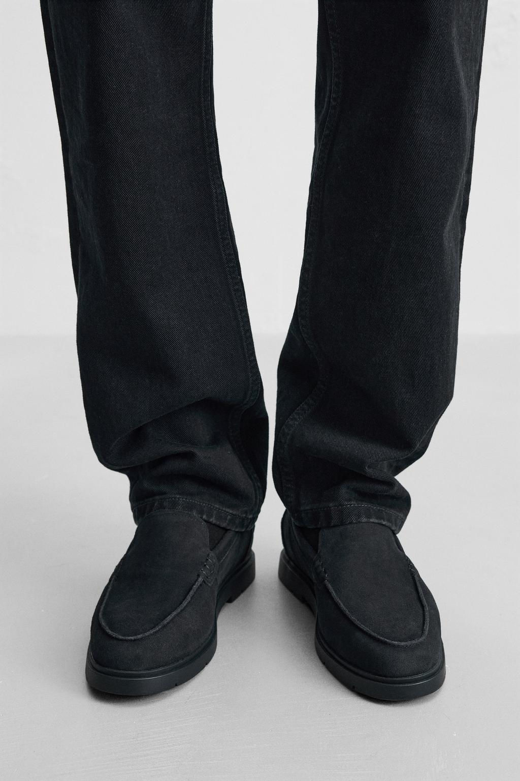 CASUAL LEATHER LOAFERS - Zara фото 10