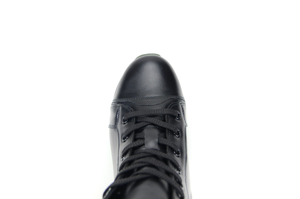 Ботинки 311.omega2bl.black+green/Шерсть