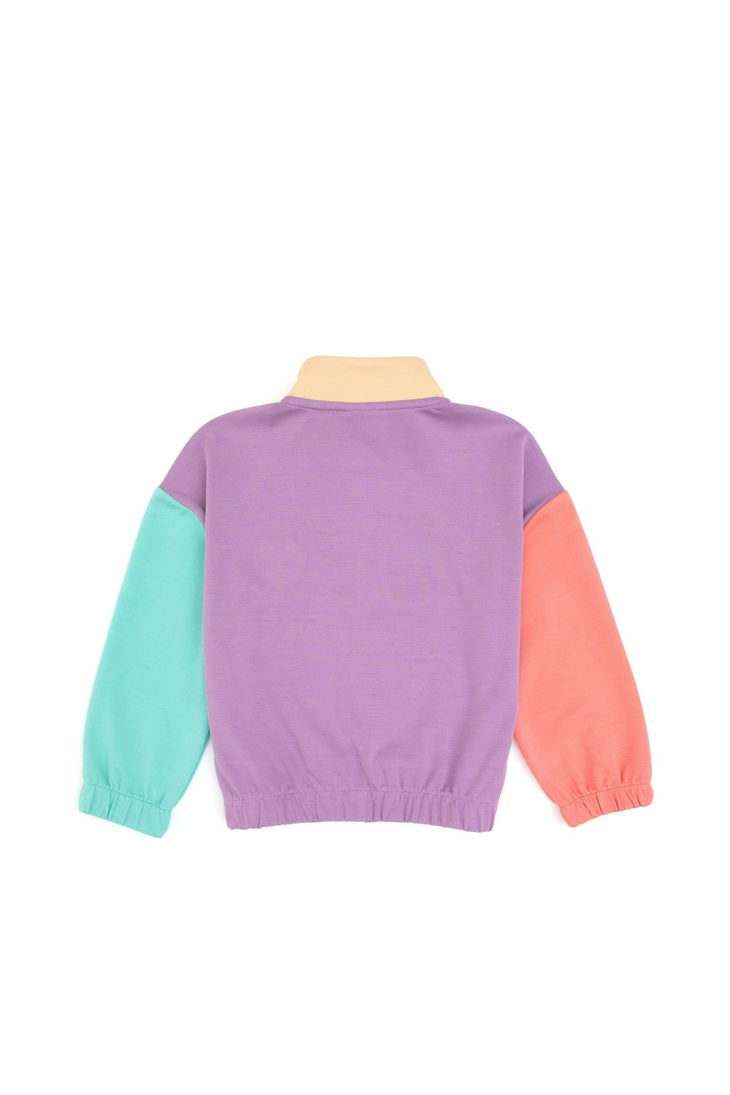 K_z _ocuk Lila Yar_m Fermuarl_ Sweatshirt
