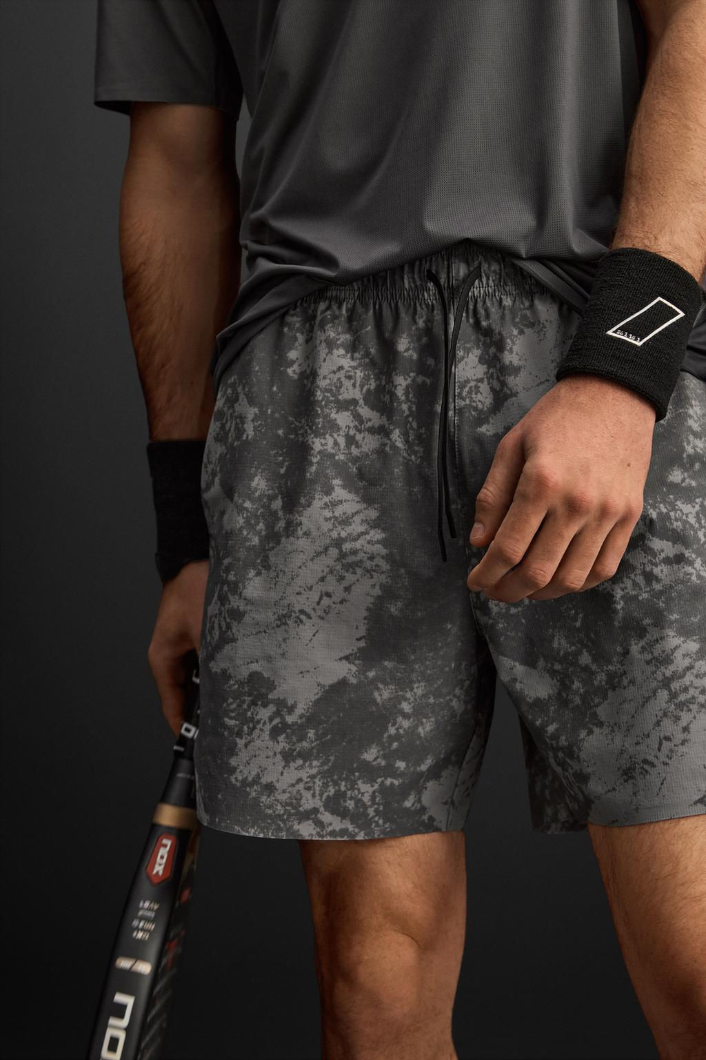 PRINTED TRAINING SHORTS - Zara фото 22