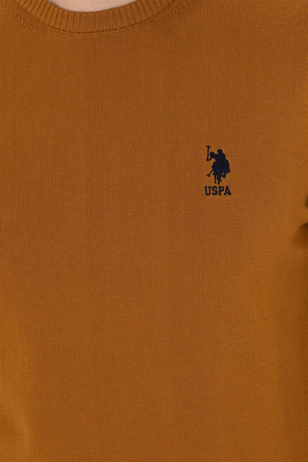 Мужской базовый свитер кокосового цвета - U.s. polo assn фото 7