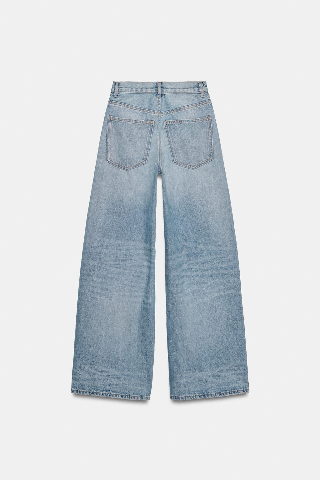 JEANS TRF EXTRA WIDE LEG TIRO ALTO / Azul pastel - Zara фото 7