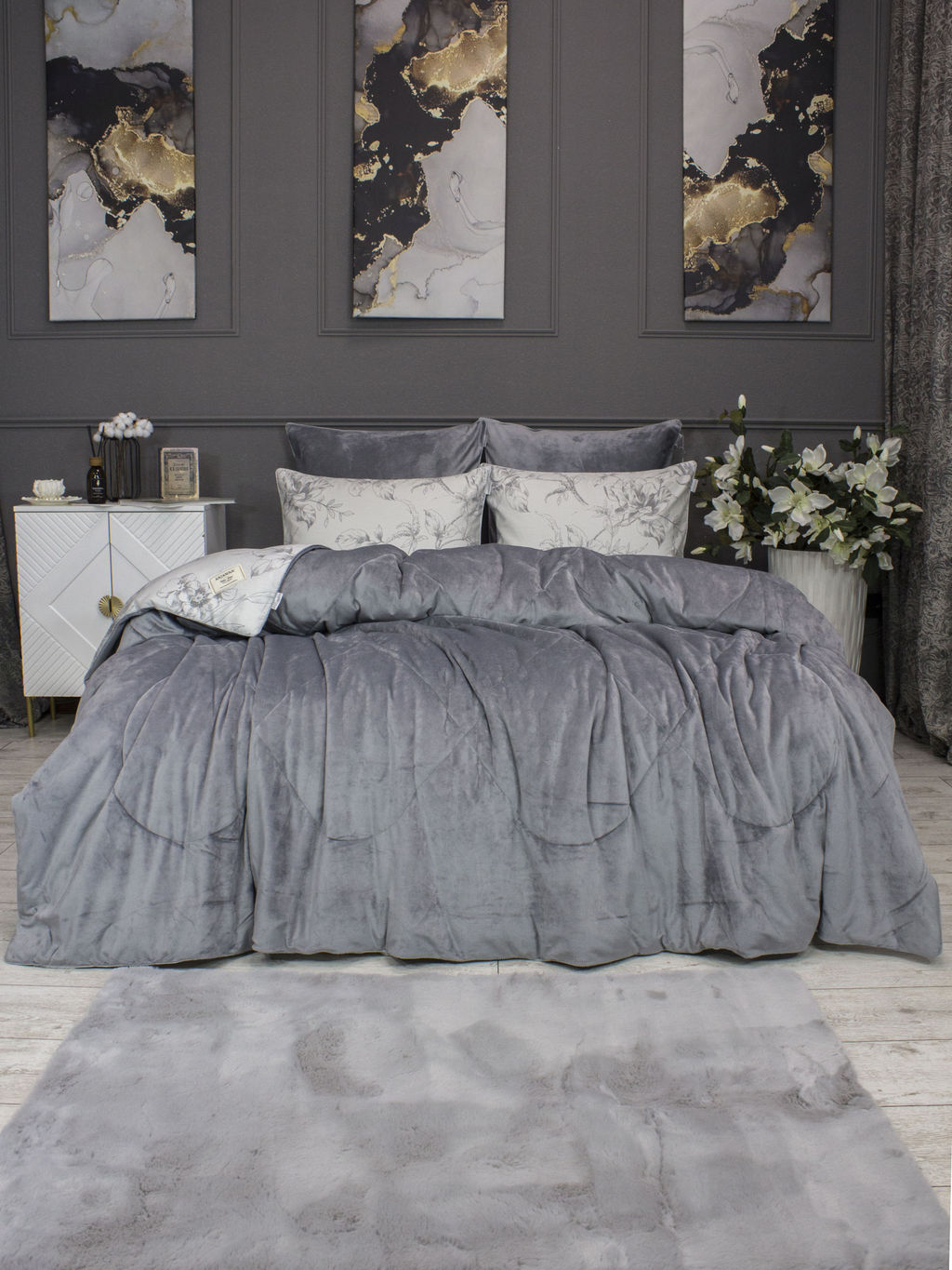 Дафна (нави графит) АВС Cotton комплект