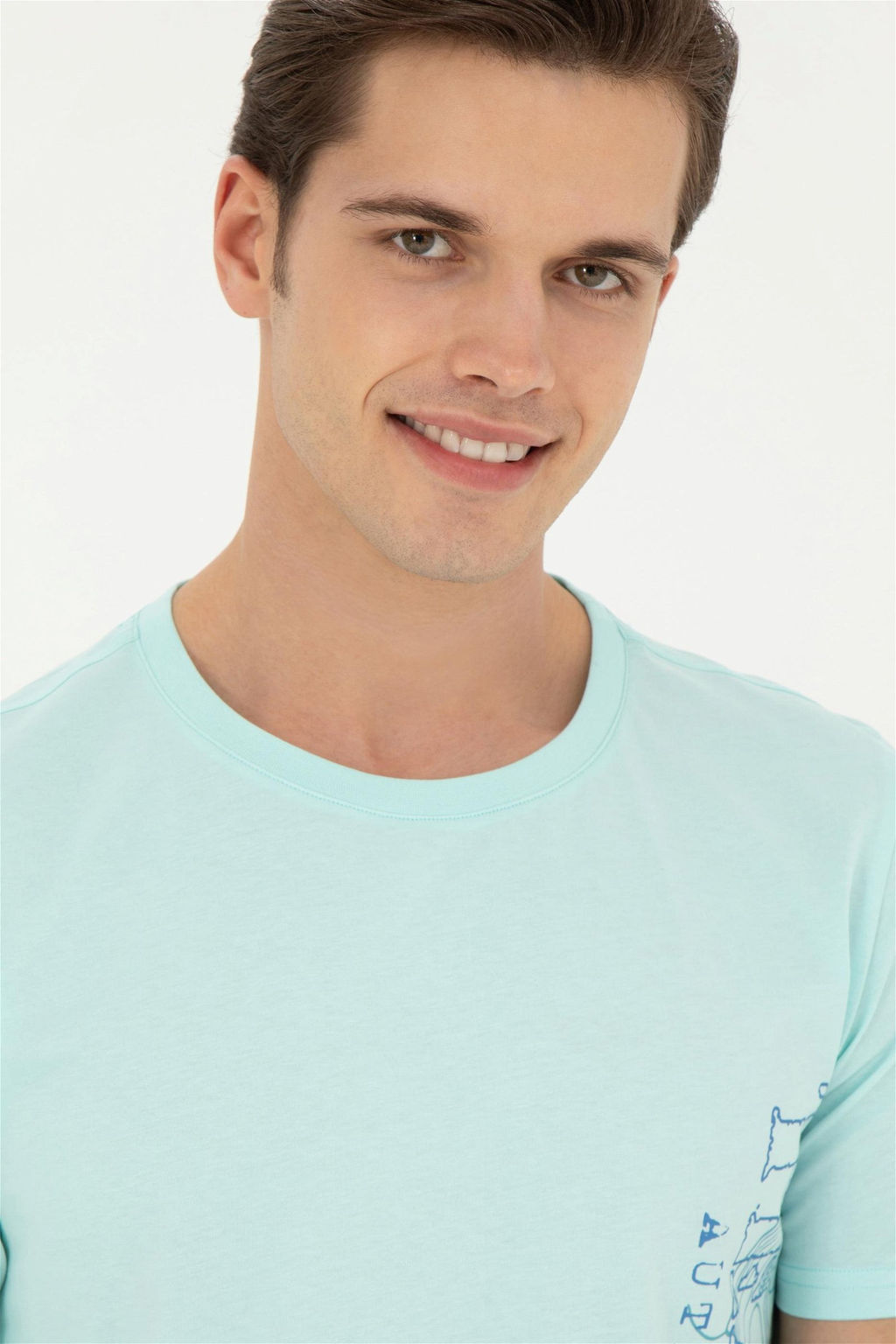 Мужская футболка Nil с круглым вырезом Неожиданная скидка в корзине - U.s. polo assn фото 2